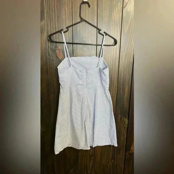 Kimchi Striped Fit and Flare Dress-Nautical Preppy Summer-Size: Medium - Picture 12 of 12